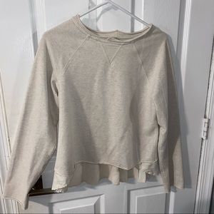 Cream Lululemon Fashion Sweater